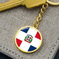 Dominican Flag - Luxury Keychain