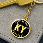 Heart In Kentucky v02 - Luxury Keychain