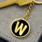 Initial W v2b - Luxury Keychain
