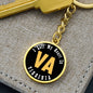 Heart In Virginia - Luxury Keychain