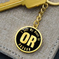 Heart In Oregon v02 - Luxury Keychain