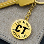 Heart In Connecticut v01 - Luxury Keychain