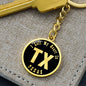Heart In Texas v02 - Luxury Keychain
