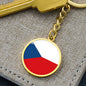 Czech Flag - Luxury Keychain