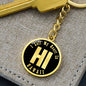 Heart In Hawaii v02 - Luxury Keychain
