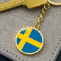 Swedish Flag - Luxury Keychain