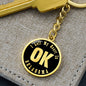 Heart In Oklahoma v02 - Luxury Keychain