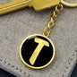 Initial T v2b - Luxury Keychain
