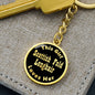 Scottish Fold Longhair v2 - Luxury Keychain