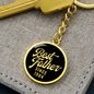 Best Father Since 1984 v3 - Luxury Keychain