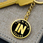 Heart In Indiana v02 - Luxury Keychain