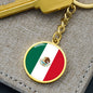 Mexican Flag - Luxury Keychain