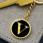 Initial V v2a - Luxury Keychain