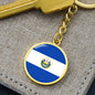 Salvadoran Flag - Luxury Keychain