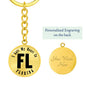 Heart In Florida v01 - Luxury Keychain