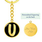 Initial U v2b - Luxury Keychain