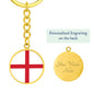 English Flag - Luxury Keychain