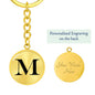 Initial M v1a - Luxury Keychain
