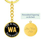 Heart In Washington - Luxury Keychain