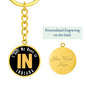 Heart In Indiana - Luxury Keychain