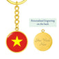Vietnamese Flag - Luxury Keychain