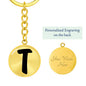 Initial T v1b - Luxury Keychain