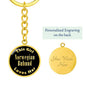 Norwegian Buhund v2 - Luxury Keychain