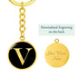 Initial V v2a - Luxury Keychain