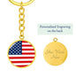 American Flag - Luxury Keychain