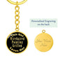 Wirehaired Pointing Griffon v2 - Luxury Keychain