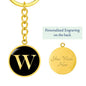 Initial W v2a - Luxury Keychain
