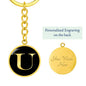 Initial U v2a - Luxury Keychain