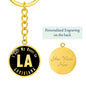 Heart In Louisiana v02 - Luxury Keychain