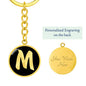 Initial M v2b - Luxury Keychain