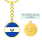 Salvadoran Flag - Luxury Keychain
