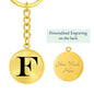 Initial F v1a - Luxury Keychain