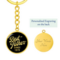 Best Father Since 1979 v3 - Luxury Keychain