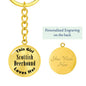 Scottish Deerhound - Luxury Keychain