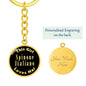 Spinone Italiano v2 - Luxury Keychain