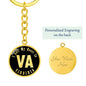 Heart In Virginia v02 - Luxury Keychain