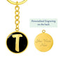 Initial T v2b - Luxury Keychain