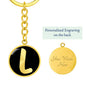 Initial L v2b - Luxury Keychain