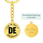 Heart In Delaware v01 - Luxury Keychain