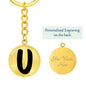 Initial U v1b - Luxury Keychain