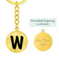 Initial W v1b - Luxury Keychain