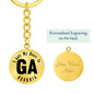 Heart In Georgia v01 - Luxury Keychain
