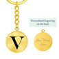 Initial V v1a - Luxury Keychain