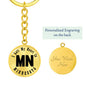 Heart In Minnesota v01 - Luxury Keychain