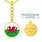 Welsh Flag - Luxury Keychain
