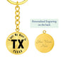 Heart In Texas v01 - Luxury Keychain
